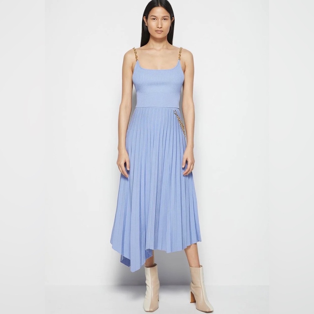 Jonathan Simkai Arianna Ribbed Pleated Skirt
